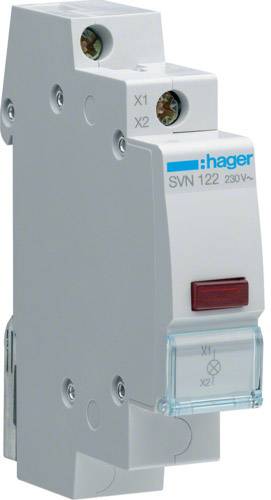 Hager LED Leuchtmelder rot SVN122 230VAC 1PLE Hager LED Leuchtmelder rot SVN122 230VAC 1PLE von HAGER ELEKTRO