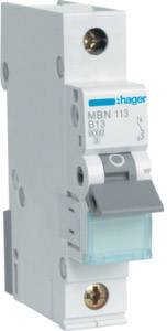 Hager Leitungsschutzschalter MBN113 1polig 6kA B-13A 1M Hager Leitungsschutzschalter MBN113 1polig 6kA B-13A 1M von HAGER ELEKTRO
