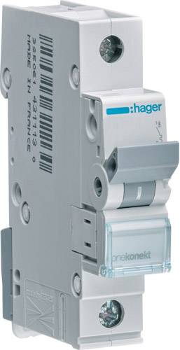 Hager Leitungsschutzschalter MCN120 1polig 6kA C-20A 1M Hager Leitungsschutzschalter MCN120 1polig 6kA C-20A 1M von HAGER ELEKTRO