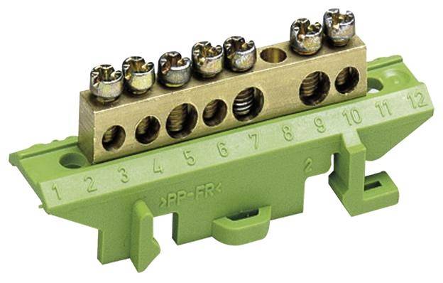 Hager Messingklemme NZ-Zählertafel KM07E PE 7Klemmstellen Hager Messingklemme NZ-Zählertafel KM07E PE 7Klemmstellen von HAGER ELEKTRO