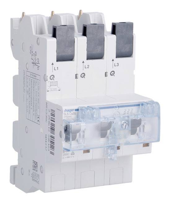 Hager SLS-Schalter 3P Cs 35A HTS335C f.Sammelschiene QuickConnect Hager SLS-Schalter 3P Cs 35A HTS335C f.Sammelschiene QuickConnect von HAGER ELEKTRO