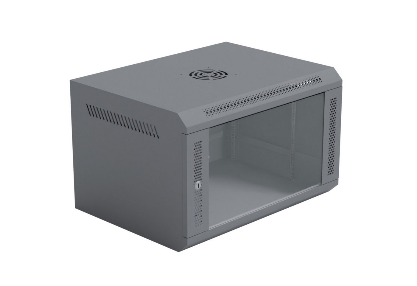 HAGO Serverschrank Netzwerkschrank 19 Zoll Rack Grau 6HE 600x450mm Stahlschrank Glasfront HAGO Serverschrank Netzwerkschrank 19 Zoll Rack Grau 6HE 600x450mm Stahlschrank Glasfront von HAGO