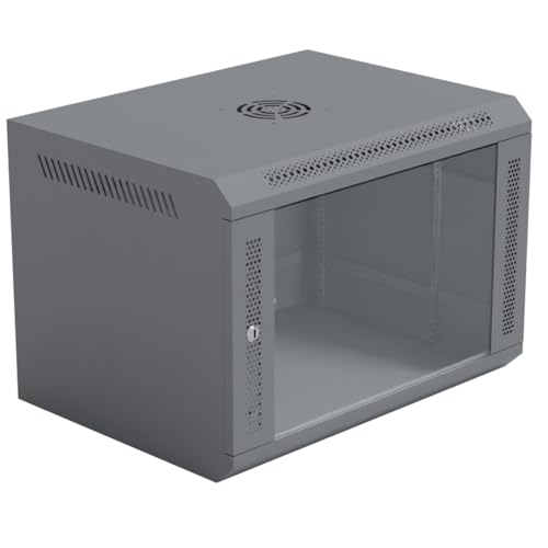 HAGO24 | Netzwerkschrank | 19 Zoll Rack | Grau | Serverschrank | Wandgehäuse | 7HE | 600x450mm | Stahl | Einlegeboden | Glasfront | abschließbar | Tür Links/Rechts | IP20 HAGO24 | Netzwerkschrank | 19 Zoll Rack | Grau | Serverschrank | Wandgehäuse | 7HE | 600x450mm | Stahl | Einlegeboden | Glasfront | abschließbar | Tür Links/Rechts | IP20 von HAGO