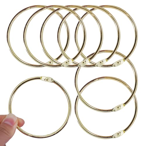 HAHIYO Metall-Binderinge, 8,4 cm, Buchringe, Schlüsselringe, Großpackung, großer Schlüsselring, Bindering, Metallringe für Karteikarten, lose Blätter, Binderinge, Karteikartenring, Papierringe für HAHIYO Metall-Binderinge, 8,4 cm, Buchringe, Schlüsselringe, Großpackung, großer Schlüsselring, Bindering, Metallringe für Karteikarten, lose Blätter, Binderinge, Karteikartenring, Papierringe für von HAHIYO