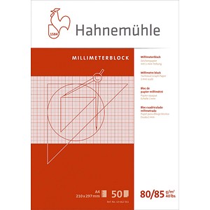 HAHNEMÜHLE Millimeterblock DIN A4 Millimeter von HAHNEMÜHLE