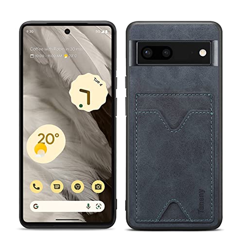 HAII Kartenhalter Hülle für Google Pixel 7A 2023, Premium PU Leder Wallet Case mit Kartenfächern Stoßfest Schutzhülle für Google Pixel 7A 2023 (Grau) von HAII