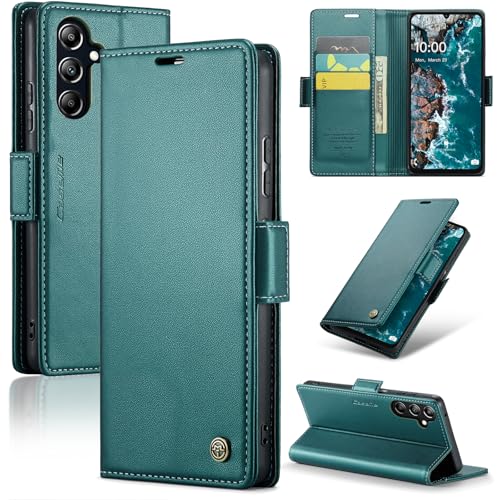 HAII Schutzhülle für Samsung Galaxy A16 5G, Brieftaschenformat, mit Kreditkarte, RFID-Blockierung, Kreditkartenverschluss, Schutzhülle, Schlitz, Ständer, für Damen und Herren, für Samsung Galaxy A16 von HAII