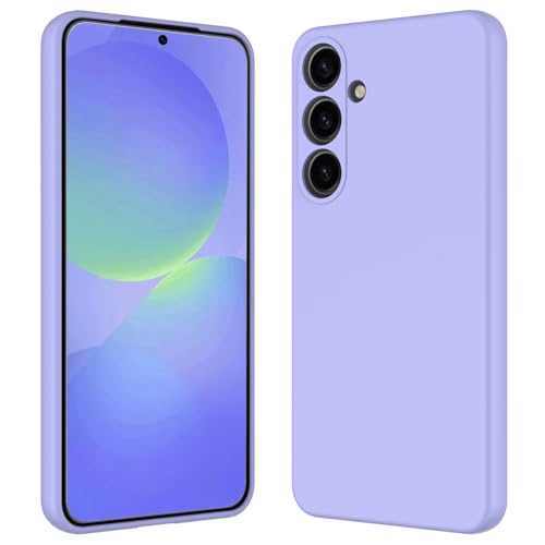 HAII Schutzhülle für Samsung Galaxy A36 (2025) 17 cm (6,7 Zoll), schlankes Flüssigsilikon für Damen und Herren, mit kratzfestem Mikrofaserfutter, stoßfest, weiches Silikon, Schutzhülle für Samsung von HAII