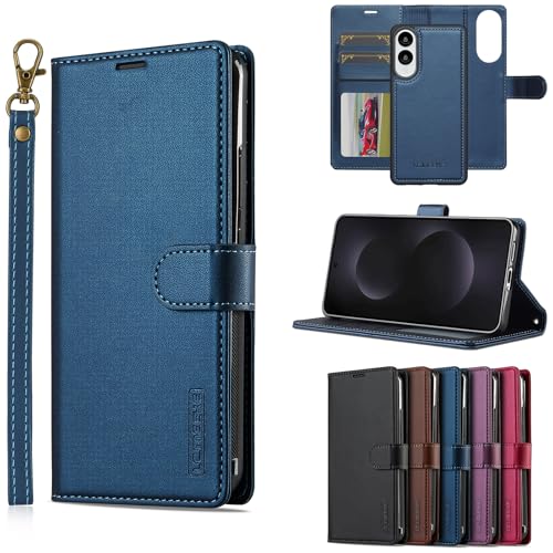 HAII Schutzhülle für Samsung Galaxy S25 Edge 2025, 2-in-1 multifunktionale, abnehmbare Brieftaschen-Handyhülle für Männer und Frauen, mit RFID-blockierender Handschlaufe, stoßfeste Schutzhülle für HAII Schutzhülle für Samsung Galaxy S25 Edge 2025, 2-in-1 multifunktionale, abnehmbare Brieftaschen-Handyhülle für Männer und Frauen, mit RFID-blockierender Handschlaufe, stoßfeste Schutzhülle für von HAII
