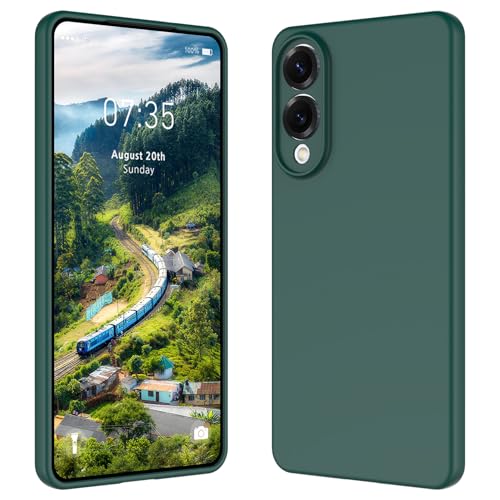 HAII Schutzhülle für Samsung Galaxy S25 Edge 2025, schlankes Flüssigsilikon für Damen und Herren, mit kratzfestem Mikrofaserfutter, stoßfest, weiches Silikon, Schutzhülle für Galaxy S25 Edge von HAII