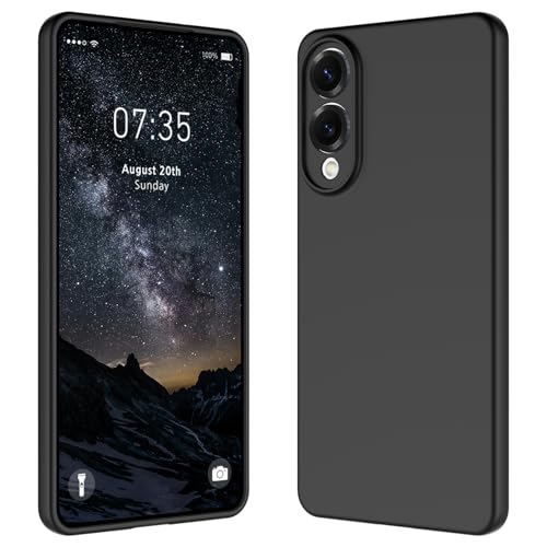 HAII Schutzhülle für Samsung Galaxy S25 Edge 2025, schlankes Flüssigsilikon für Damen und Herren, mit kratzfestem Mikrofaserfutter, stoßfest, weiches Silikon, Schutzhülle für Galaxy S25 Edge (Schwarz) HAII Schutzhülle für Samsung Galaxy S25 Edge 2025, schlankes Flüssigsilikon für Damen und Herren, mit kratzfestem Mikrofaserfutter, stoßfest, weiches Silikon, Schutzhülle für Galaxy S25 Edge (Schwarz) von HAII