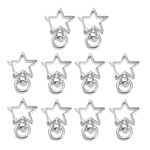 10 x hohle Mond-Schlüssel, Schlüsselringe, Schlüsselanhänger, Zubehör, Karabinerverschluss, Schmuckherstellung 10 x hohle Mond-Schlüssel, Schlüsselringe, Schlüsselanhänger, Zubehör, Karabinerverschluss, Schmuckherstellung von HAISENG