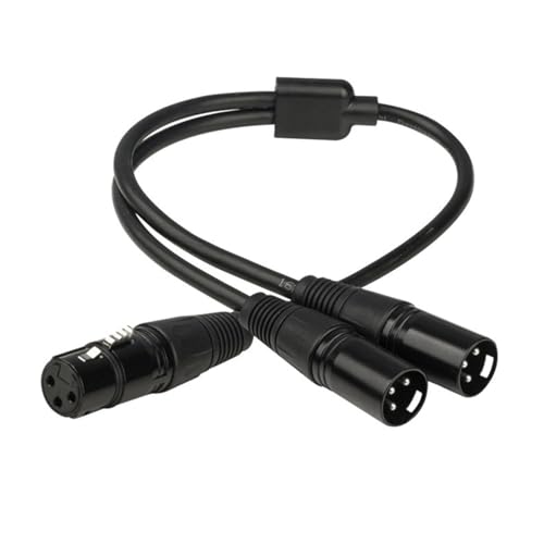 3 Pin Y Cable Double 3Pin Männlich Bis 1 Männlich Ausgewogenes Mikrofonsplitter Für Mikrofone Zu Mehreren Eingängen Für Mischer 3 Pin Y Cable Double 3Pin Männlich Bis 1 Männlich Ausgewogenes Mikrofonsplitter Für Mikrofone Zu Mehreren Eingängen Für Mischer von HAISENG