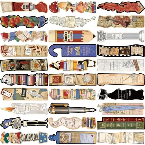 30 Blatt/Set Unregelmäßige Lesezeichen Retro Lesen Seitenmarkierungen Kreative Lesezeichen Papier Lesezeichen zum Lesen von Büchern 30 Blatt/Set Unregelmäßige Lesezeichen Retro Lesen Seitenmarkierungen Kreative Lesezeichen Papier Lesezeichen zum Lesen von Büchern von HAISENG