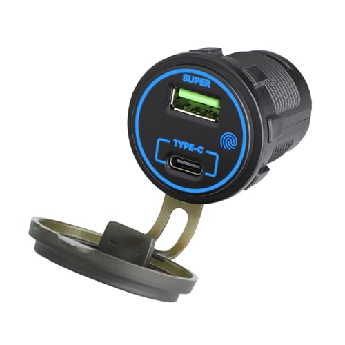 66W USB C PD30W und QC36W Kfz-Ladebuchse mit berührbarem Schaltschlüssel und Multi-Schutz für 12V-24V Fahrzeuge 66W USB C PD30W und QC36W Kfz-Ladebuchse mit berührbarem Schaltschlüssel und Multi-Schutz für 12V-24V Fahrzeuge von HAISENG
