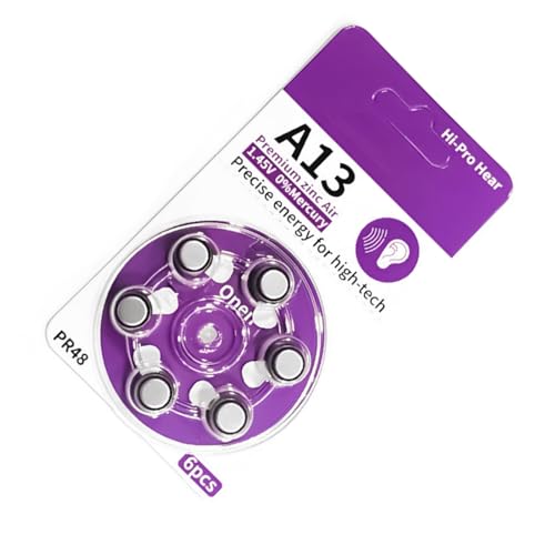 A13 Air Hörgerät Batterien Pack Mit 6 Kapazität A13 Luftbatterien Für Verschiedene Geräte Tastezellen A13 Air Hörgerät Batterien Pack Mit 6 Kapazität A13 Luftbatterien Für Verschiedene Geräte Tastezellen von HAISENG