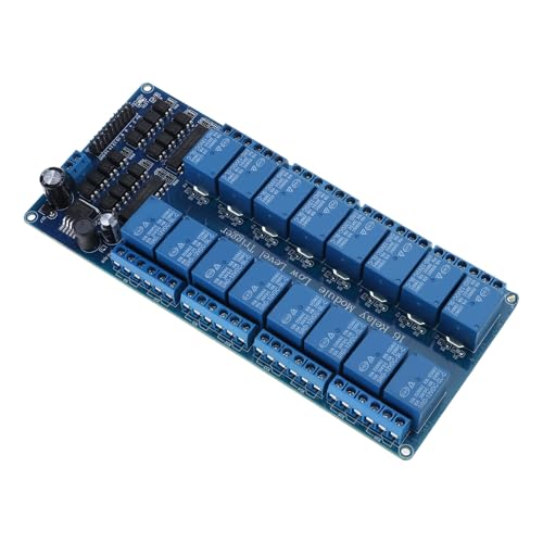 HAISENG 16-K-Relais, Modulplatine, Mikrocontroller, Schnittstellen, Leistungsrelais mit Optokoppler, LM2576, Relais, Schildmodul HAISENG 16-K-Relais, Modulplatine, Mikrocontroller, Schnittstellen, Leistungsrelais mit Optokoppler, LM2576, Relais, Schildmodul von HAISENG