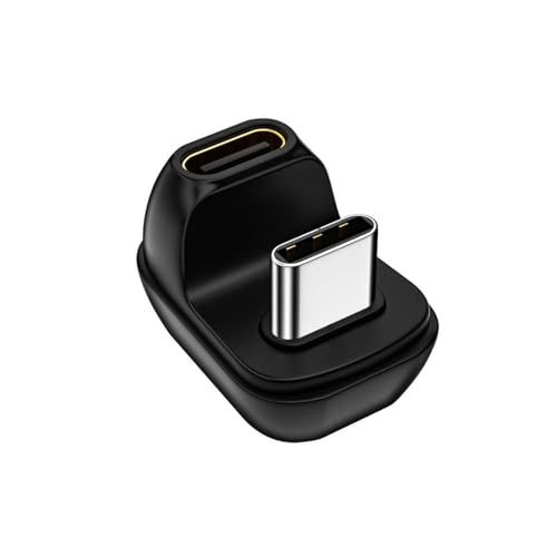 HAISENG 180 Grad Typ C Stecker auf Buchse Adapter Ladeanschluss mit 100 W Schnellladung und 40 Gbit/s Datenübertragungsfunktion HAISENG 180 Grad Typ C Stecker auf Buchse Adapter Ladeanschluss mit 100 W Schnellladung und 40 Gbit/s Datenübertragungsfunktion von HAISENG