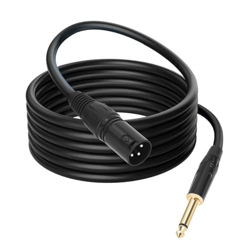 HAISENG 3 Pin Männliches Bis 6 35 Mm Kabel Für Den Mixer Und Mikrofonverbindung Mit Rauschunterläufen Unausgeglichen HAISENG 3 Pin Männliches Bis 6 35 Mm Kabel Für Den Mixer Und Mikrofonverbindung Mit Rauschunterläufen Unausgeglichen von HAISENG