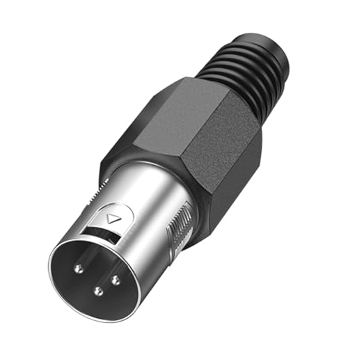 HAISENG 3-poliger Auditorie-Stecker, Stecker und Buchse, verbessert den Klang für Mischpulte und Verstärker, Mikrofone von HAISENG