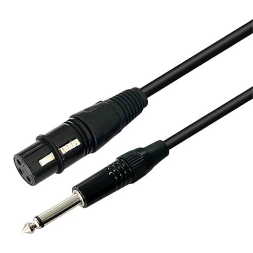 HAISENG 6 35 Mm (1/4 Zoll) Zum Männlichen Kabel 3 Pin Bis 6 35 Mm Kabel Für Mikrofone Und Musikgeräte Mikrofonkabel von HAISENG