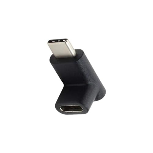 HAISENG 90-Grad-USB-3.1-Typ-C-Adapter, USB-C-Stecker auf USB-C-Buchse, Adapter, schnelles Aufladen und 10 Gbit/s Datenübertragung, kompaktes Design HAISENG 90-Grad-USB-3.1-Typ-C-Adapter, USB-C-Stecker auf USB-C-Buchse, Adapter, schnelles Aufladen und 10 Gbit/s Datenübertragung, kompaktes Design von HAISENG