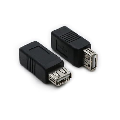 HAISENG Adapter USB 2.0 A Buchse auf Typ B Buchse, USB 2.0 A/B Stecker, Konverter für Laptop, Drucker, Kamera, 2 Stück HAISENG Adapter USB 2.0 A Buchse auf Typ B Buchse, USB 2.0 A/B Stecker, Konverter für Laptop, Drucker, Kamera, 2 Stück von HAISENG