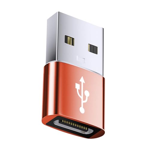 HAISENG Adapter aus Aluminiumlegierung, Typ C auf USB-C-Buchse auf USB-Stecker, Adapter für effiziente Datenübertragung und Aufladung von HAISENG