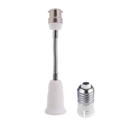 HAISENG B22 Bis E27 Light Socket Extender Adapter Glühbirnen Verlängerung E27 Sockel Extender Biegbar Flexible Schwanenhals Einstellbar HAISENG B22 Bis E27 Light Socket Extender Adapter Glühbirnen Verlängerung E27 Sockel Extender Biegbar Flexible Schwanenhals Einstellbar von HAISENG