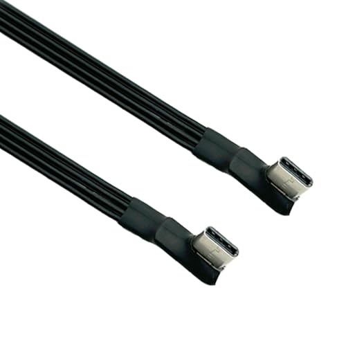 HAISENG Dünn USB 2.0 USB C Zu USB C Datenkabel Mit Rechtwinkligen Steckern FPC Kabel Für Die Verbindung Zu FPVs Und Mehr von HAISENG