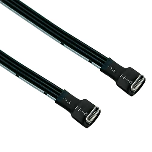 HAISENG Dünn USB 2.0 USB C Zu USB C Datenkabel Mit Rechtwinkligen Steckern FPC Kabel Für Die Verbindung Zu FPVs Und Mehr von HAISENG