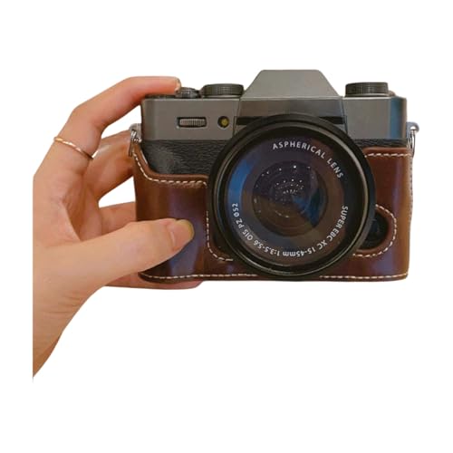 HAISENG Elegante Halb-Kameratasche aus PU-Leder für XT30 XT20 XT10 mit Schraube für einfache Stativnutzung HAISENG Elegante Halb-Kameratasche aus PU-Leder für XT30 XT20 XT10 mit Schraube für einfache Stativnutzung von HAISENG
