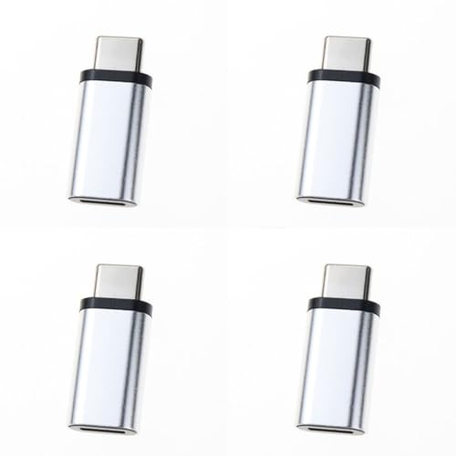 HAISENG Tragbarer 8-poliger auf Typ-C-Adapter, sicher und langlebig, zum Laden und Synchronisieren von Daten, Typ C Ladeadapter, 4 Stück HAISENG Tragbarer 8-poliger auf Typ-C-Adapter, sicher und langlebig, zum Laden und Synchronisieren von Daten, Typ C Ladeadapter, 4 Stück von HAISENG