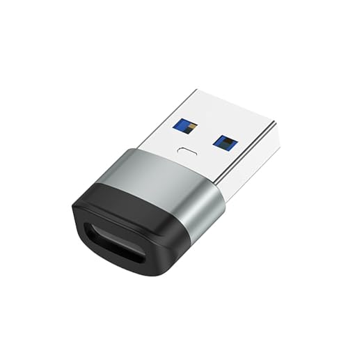 HAISENG USB-3.0-auf-USB-C-Adapter mit 10 Gbit/s Datenübertragung, 5 A, Schnellladeadapter, USB-A-auf-C-Adapter, Stecker und Play-Adapter HAISENG USB-3.0-auf-USB-C-Adapter mit 10 Gbit/s Datenübertragung, 5 A, Schnellladeadapter, USB-A-auf-C-Adapter, Stecker und Play-Adapter von HAISENG