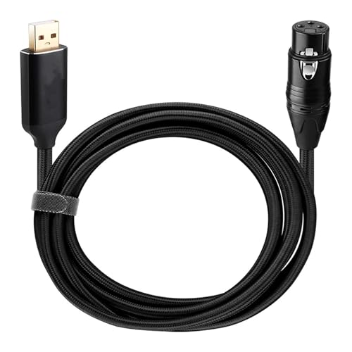 HAISENG USB Bis 3Pin Frauenmikrofonkabel Für Dynamische Kondensator MICs Und PC Aufnahmestropfen Und Zum Spielen von HAISENG