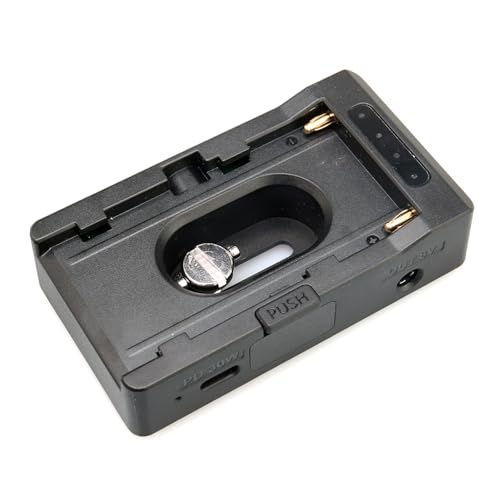 Kamera Akku Ladestation für F970 F750 F550 mit schnellem USB C Laden und LED-Leuchten Schwarz Kamera Akku Ladestation für F970 F750 F550 mit schnellem USB C Laden und LED-Leuchten Schwarz von HAISENG