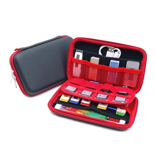 Leder-Aufbewahrungstasche für USB-Laufwerke, Kartenhalter, Organizer, Daumenlaufwerk-Hülle für USB-Laufwerk-Kabel Leder-Aufbewahrungstasche für USB-Laufwerke, Kartenhalter, Organizer, Daumenlaufwerk-Hülle für USB-Laufwerk-Kabel von HAISENG