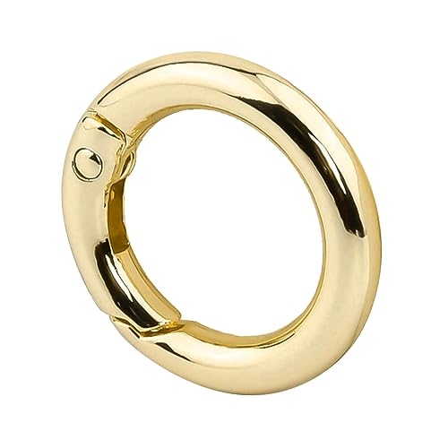 Offene Ringe aus Legierung, O-Ringe, Federverschlüsse, Schlüsselanhänger-Teile für künstlerische Kreationen und Schlüsselanhänger-Befestigungen, 10 Stück Offene Ringe aus Legierung, O-Ringe, Federverschlüsse, Schlüsselanhänger-Teile für künstlerische Kreationen und Schlüsselanhänger-Befestigungen, 10 Stück von HAISENG