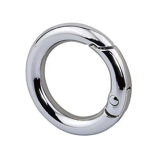 Offene Ringe aus Legierung, O-Ringe, Federverschlüsse, Schlüsselanhänger-Teile für künstlerische Kreationen und Schlüsselanhänger-Befestigungen, 10 Stück Offene Ringe aus Legierung, O-Ringe, Federverschlüsse, Schlüsselanhänger-Teile für künstlerische Kreationen und Schlüsselanhänger-Befestigungen, 10 Stück von HAISENG
