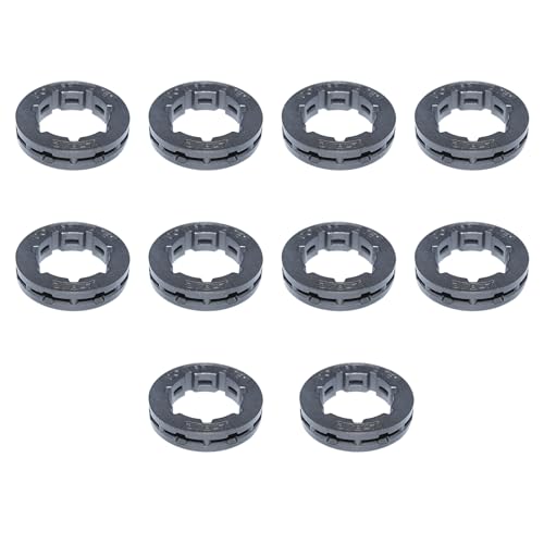 10 teile / los 3/8 "7 t 22mm kettenantrieb kettenrad für husqvarna 266 268 272 280 285 288 355 362 365 371 372xp 380 385xp kettensäge von HAISHINE