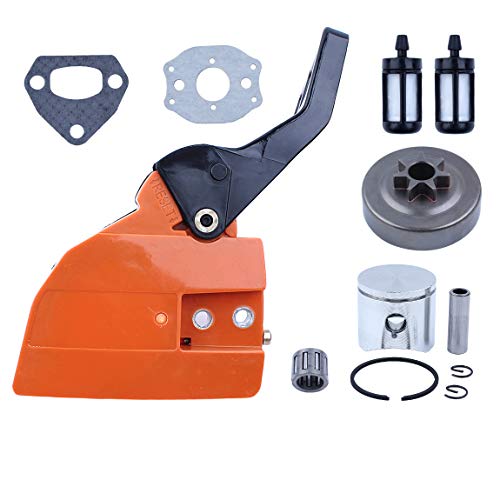 38mm Kolbenring Lager Kupplungsdeckel Bremsgriff Kit für Husqvarna 36 136 137 Benzin Kettensägen Ersatzteile von HAISHINE
