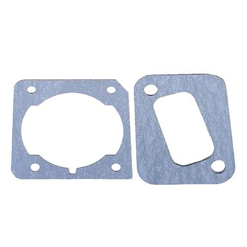 Dichtungssatz für Zylinderkopfsockel für Auspufftopf für HUSQVARNA 340 345 346 350 351 353 Kettensäge # 503 89 44-01/503 86 25-01 von HAISHINE