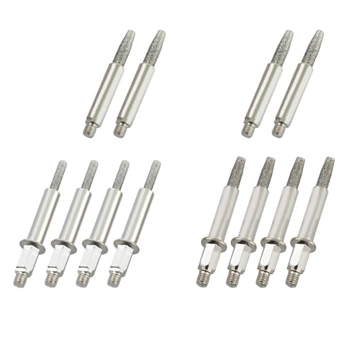 Haishine Kettensägenschärfer, Diamantschärfer, Kettensägenschärfer für Kettensäge, Kurbelsäge, für Holzfäller und Gärtner (12 Stück) von HAISHINE