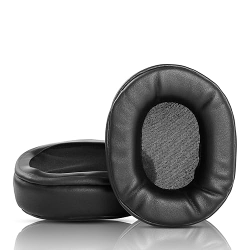 DR-ZX750BN Ersatz-Ohrpolster Kompatibel mit Sony MDR-ZX750AP MDR-ZX750BN Kopfhörer Ohrpolster Kissen (Protein-Leder/Memory-Schaum) von HAIZEEN