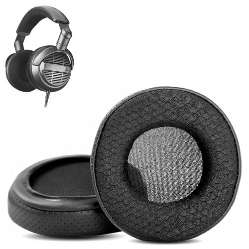 HAIZEEN DTX910 Ohrpolster, kompatibel mit Beyerdynamic DTX 910, DTX 700, DTX710, Kopfhörer Ohrpolster Ersatzkissen (Atmungsaktives Leder, Langlebiger Stoff und Memory-Schaum) von HAIZEEN