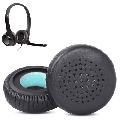 H390 Ohrpolster, HAIZEEN Ohrpolster kompatibel mit Logitech H390 Wireless Kopfhörern Ohrpolster Ersatzkissen (Proteinhaut/Memory-Schaum) von HAIZEEN
