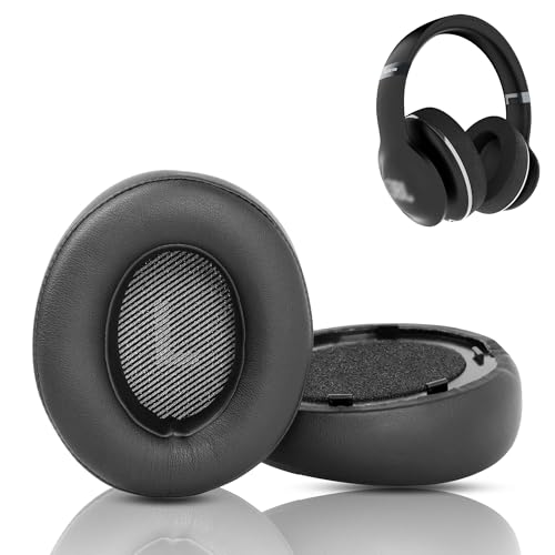 HAIZEEN Ohrpolster Kompatibel mit JBL Everest Elite 700 Drahtlose Over-Ear-Kopfhörer Ohrpolster Austauschkissen (Proteinleder/Memory-Schaum) von HAIZEEN