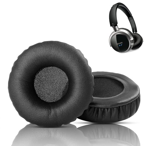 HAIZEEN Ohrpolster Kompatibel mit Philips Philips SHB9001 SHL8800 Kopfhörer Headsets Ohrpolster Austauschkissen (Proteinleder/Memory-Schaum) von HAIZEEN