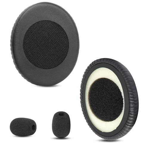 HAIZEEN Ohrpolster Kompatibel mit Sennheiser SC165 SC160 SC135 SC130 USB Kopfhörer Headsets Ohrpolster Ersatzkissen (Proteinleder/Memory-Schaum) von HAIZEEN