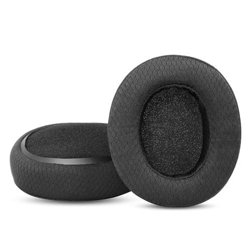 HAIZEEN Ohrpolster Kompatibel mit Skullcandy Crusher Wireless/Crusher ANC/EVO Hesh ANC/EVO Hesh ANC/EVO Hesh 3 Wireless/Venue Wireless ANC Kopfhörern Ohrpolster Ersatzkissen (Atmungsaktives Gewebe) von HAIZEEN